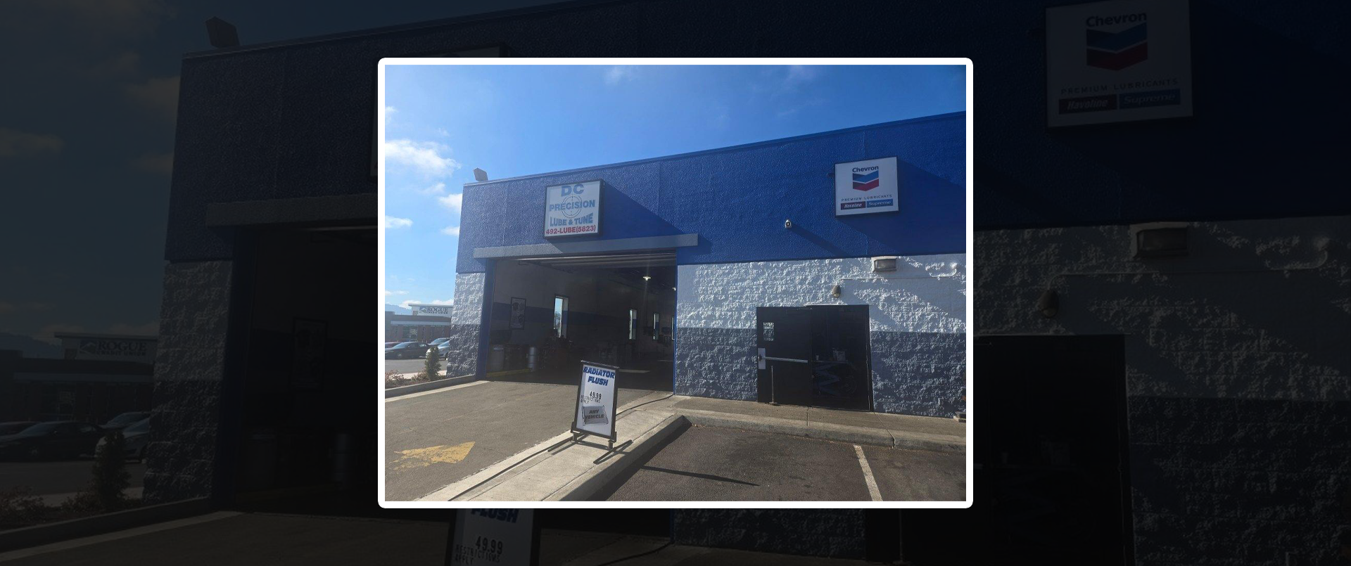 Outside Our Building | DC Precision Lube & Tune