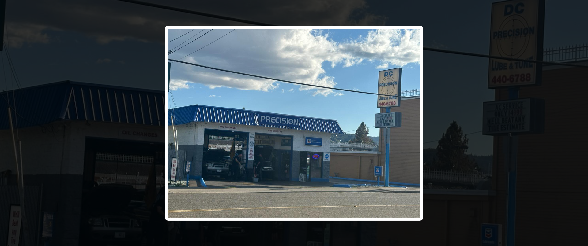 Outside Our Building | DC Precision Lube & Tune